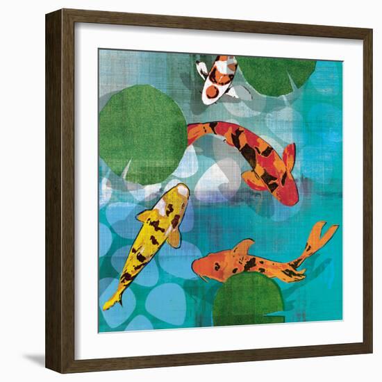 Lucky Koi II-Tandi Venter-Framed Art Print