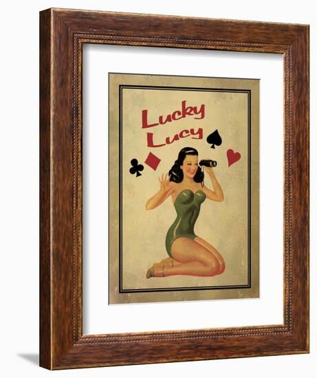 Lucky Lucy-Jason Giacopelli-Framed Premium Giclee Print