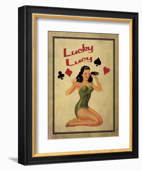 Lucky Lucy-Jason Giacopelli-Framed Premium Giclee Print