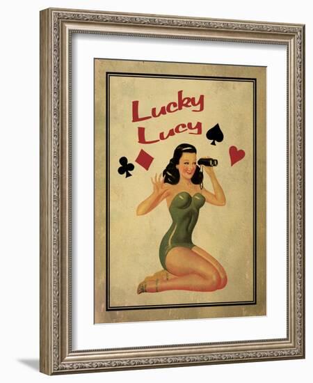 Lucky Lucy-Jason Giacopelli-Framed Art Print