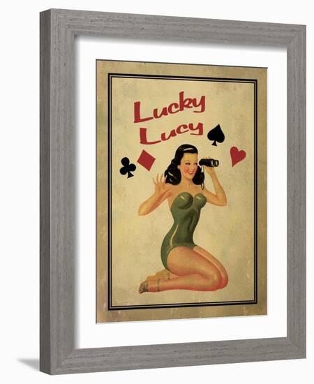 Lucky Lucy-Jason Giacopelli-Framed Art Print