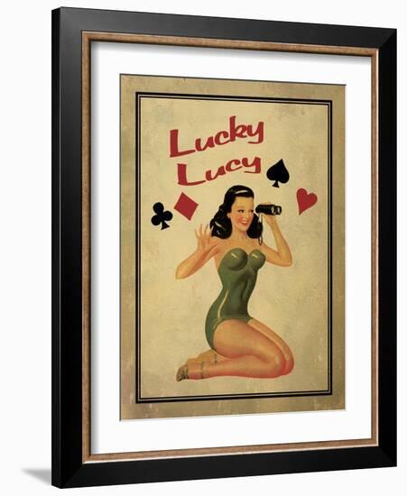 Lucky Lucy-Jason Giacopelli-Framed Art Print