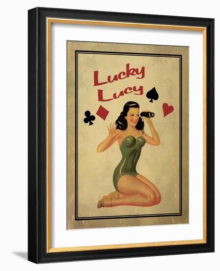 Lucky Lucy-Jason Giacopelli-Framed Art Print