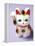 Lucky Mascot Cat (Maneki-Nekko), Japan-null-Framed Premier Image Canvas