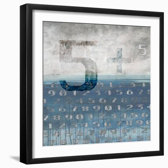 Lucky Numbers 1-Sara Abbott-Framed Art Print