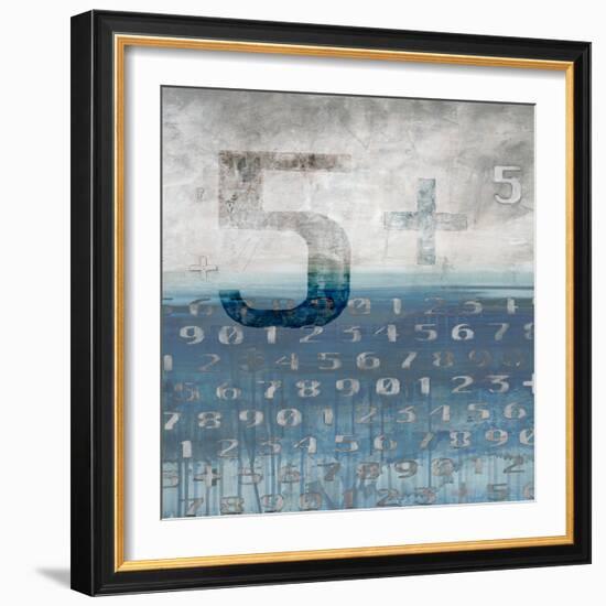 Lucky Numbers 1-Sara Abbott-Framed Art Print