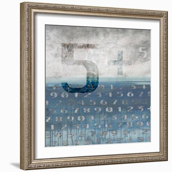 Lucky Numbers 1-Sara Abbott-Framed Premium Giclee Print