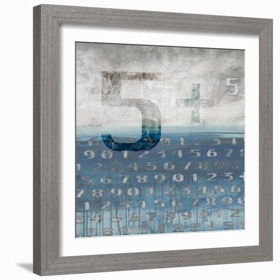 Lucky Numbers 1-Sara Abbott-Framed Premium Giclee Print