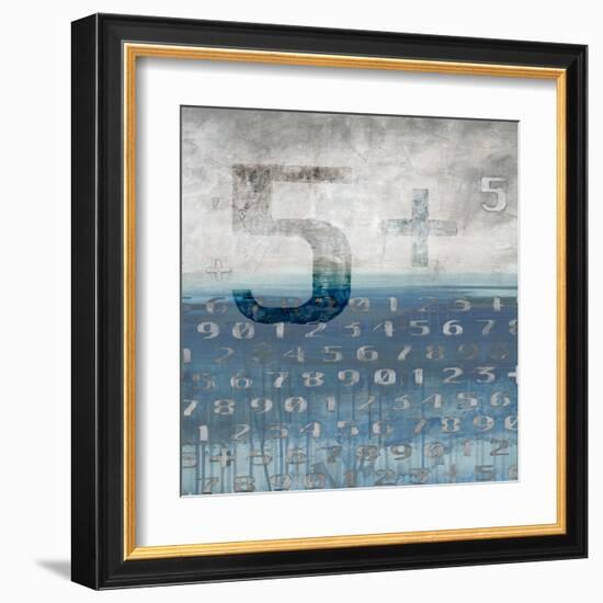 Lucky Numbers 1-Sara Abbott-Framed Art Print