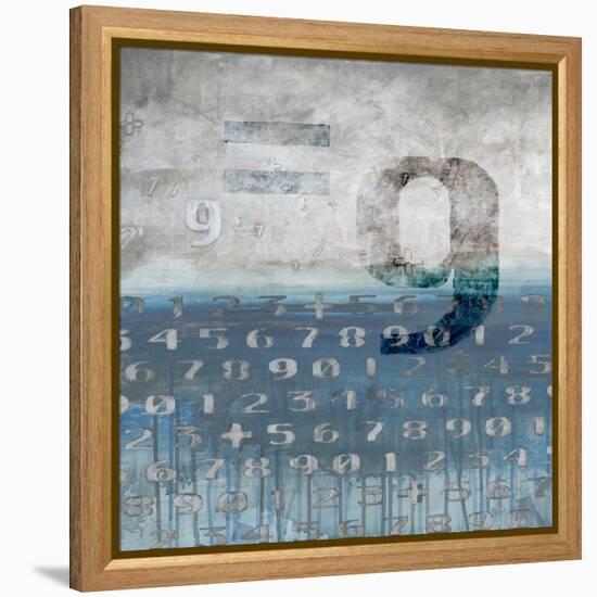 Lucky Numbers 2-Sara Abbott-Framed Stretched Canvas