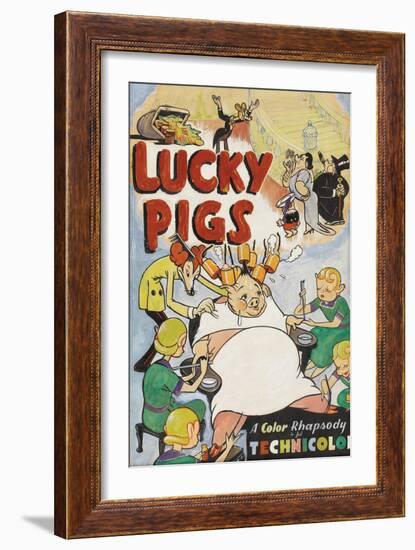 Lucky Pig-Anonymous-Framed Art Print