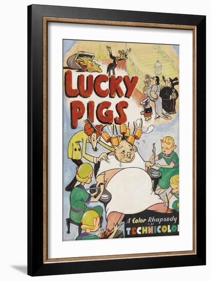 Lucky Pig-Anonymous-Framed Art Print