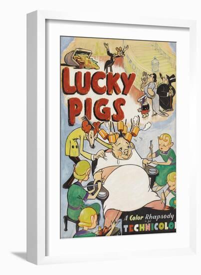 Lucky Pig-Anonymous-Framed Art Print