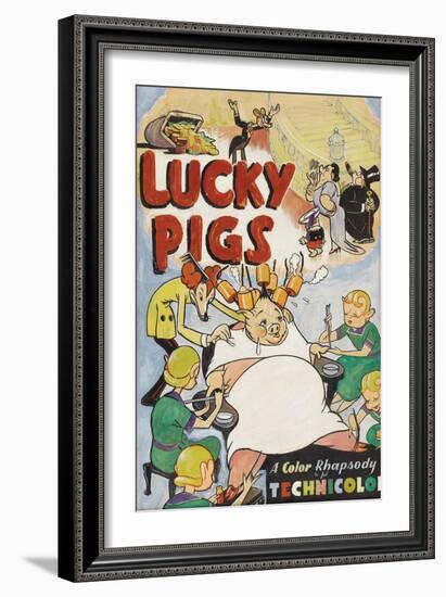 Lucky Pig-Anonymous-Framed Art Print