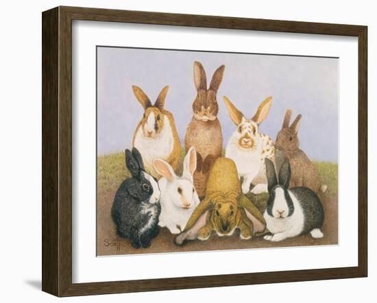 Lucky Rabbits-Pat Scott-Framed Giclee Print