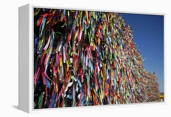 Lucky Ribbons Tied at Igreja Nosso Senhor do Bonfim Church, Salvador (Salvador de Bahia), Brazil-Yadid Levy-Framed Premier Image Canvas