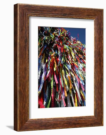 Lucky Ribbons Tied at Igreja Nosso Senhor do Bonfim Church, Salvador (Salvador de Bahia), Brazil-Yadid Levy-Framed Photographic Print