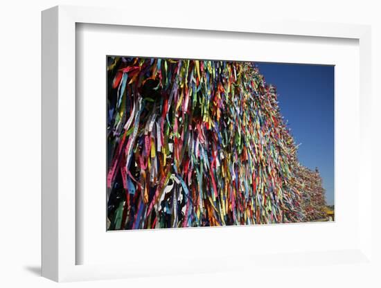 Lucky Ribbons Tied at Igreja Nosso Senhor do Bonfim Church, Salvador (Salvador de Bahia), Brazil-Yadid Levy-Framed Photographic Print