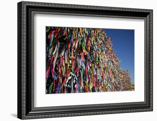 Lucky Ribbons Tied at Igreja Nosso Senhor do Bonfim Church, Salvador (Salvador de Bahia), Brazil-Yadid Levy-Framed Photographic Print