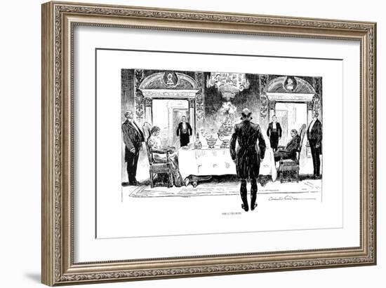 Lucky Rich, 1896-Charles Dana Gibson-Framed Giclee Print