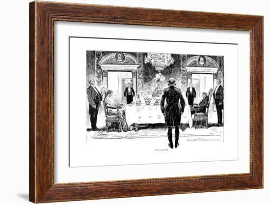 Lucky Rich, 1896-Charles Dana Gibson-Framed Giclee Print