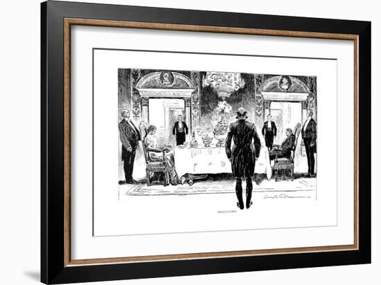 Lucky Rich, 1896-Charles Dana Gibson-Framed Giclee Print