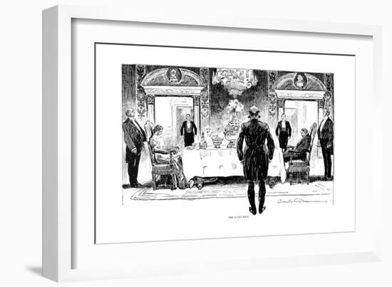 Lucky Rich, 1896-Charles Dana Gibson-Framed Giclee Print