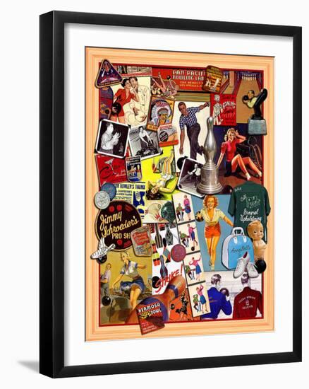 Lucky Strike Bowling-Kate Ward Thacker-Framed Giclee Print