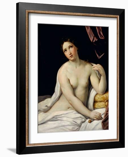 Lucrece  Lucrece (Lucrezia, Lucretia, Dame Romaine Du 6Eme Siecle Avant Jc) Se Suicide Apres Avoir-Guido Reni-Framed Giclee Print