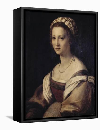 Lucrecia Baccio Del Felde-Andrea del Sarto-Framed Premier Image Canvas