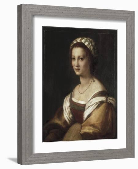 Lucrecia Di Baccio-Andrea del Sarto-Framed Art Print