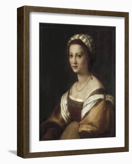 Lucrecia Di Baccio-Andrea del Sarto-Framed Art Print