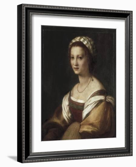 Lucrecia Di Baccio-Andrea del Sarto-Framed Art Print