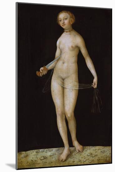 Lucretia, 1533-Lucas Cranach the Elder-Mounted Giclee Print