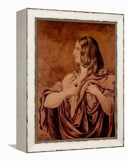 Lucretia - a Sketch, 1854-Richard Dadd-Framed Premier Image Canvas