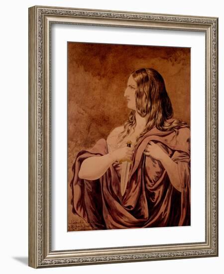 Lucretia - a Sketch, 1854-Richard Dadd-Framed Giclee Print