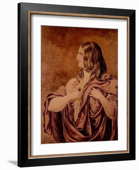 Lucretia - a Sketch, 1854-Richard Dadd-Framed Giclee Print