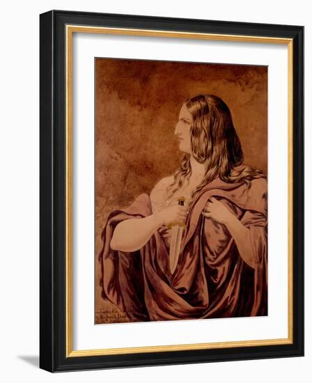 Lucretia - a Sketch, 1854-Richard Dadd-Framed Giclee Print