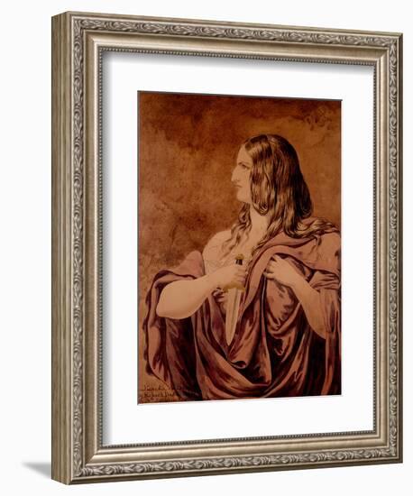 Lucretia - a Sketch, 1854-Richard Dadd-Framed Giclee Print