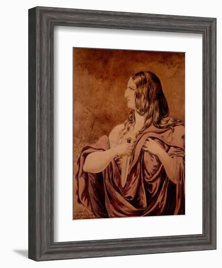 Lucretia - a Sketch, 1854-Richard Dadd-Framed Giclee Print