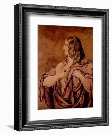 Lucretia - a Sketch, 1854-Richard Dadd-Framed Giclee Print