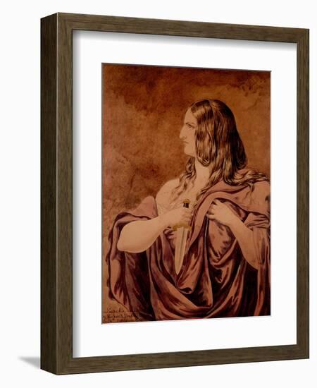 Lucretia - a Sketch, 1854-Richard Dadd-Framed Premium Giclee Print