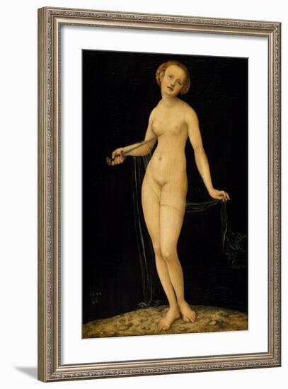 Lucretia-Lucas Cranach the Elder-Framed Giclee Print