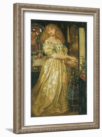 Lucrezia Borgia-Dante Gabriel Rossetti-Framed Giclee Print