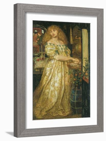 Lucrezia Borgia-Dante Gabriel Rossetti-Framed Giclee Print