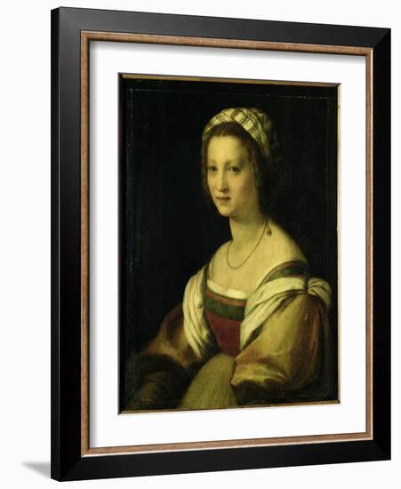 Lucrezia De Baccio Del Fede, the Artist's Wife-Andrea del Sarto-Framed Giclee Print