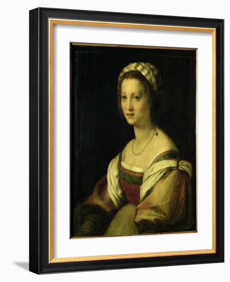 Lucrezia De Baccio Del Fede, the Artist's Wife-Andrea del Sarto-Framed Giclee Print