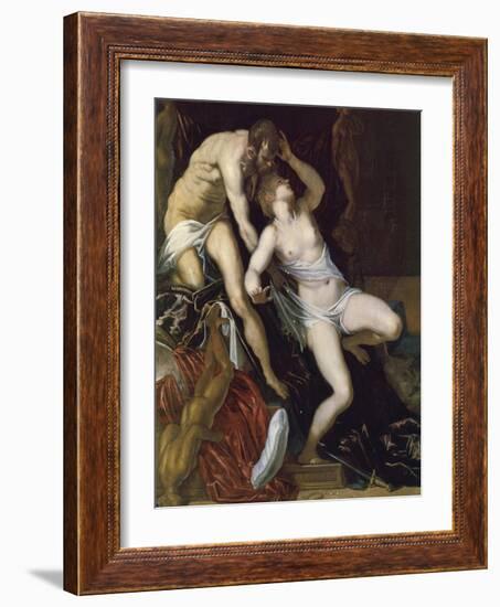 Lucrezia-Titian (Tiziano Vecelli)-Framed Giclee Print