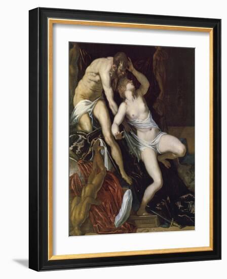 Lucrezia-Titian (Tiziano Vecelli)-Framed Giclee Print