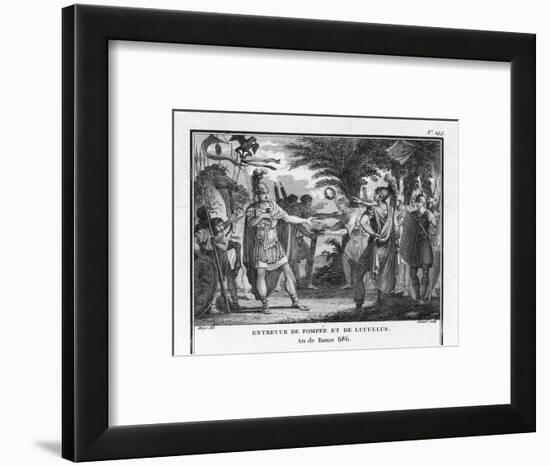 Lucullus is Replaced by Pompeius-Augustyn Mirys-Framed Art Print